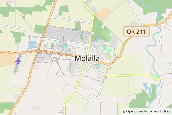 Mapa Molalla