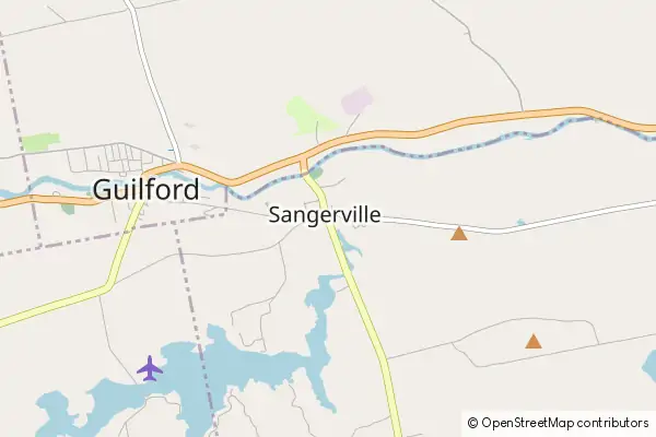 Mapa Sangerville