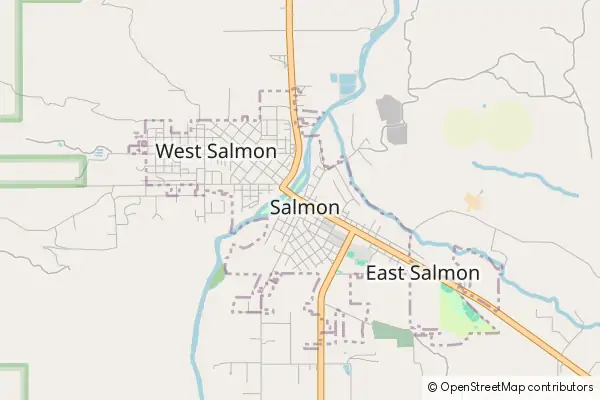 Mapa Salmon