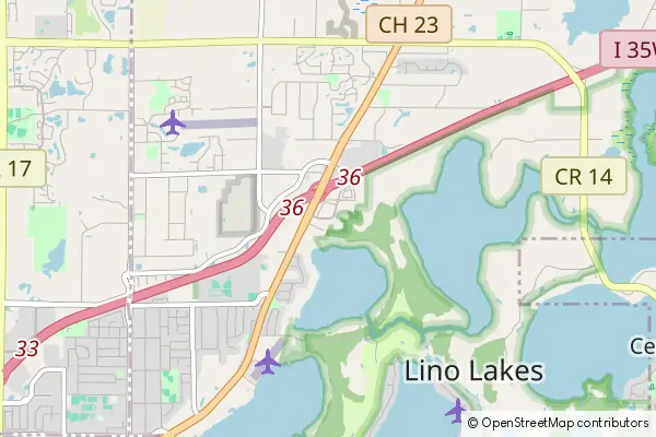 Mapa Lino Lakes