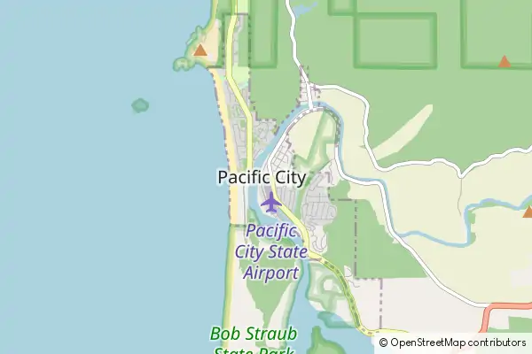 Mapa Pacific City