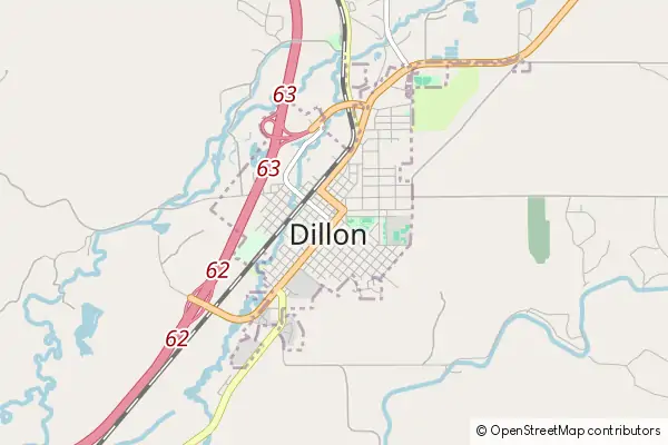 Mapa Dillon