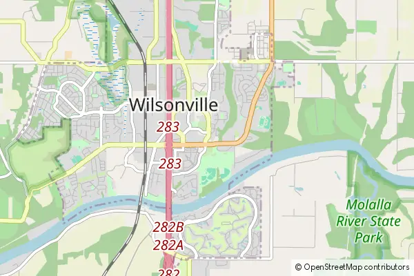 Mapa Wilsonville