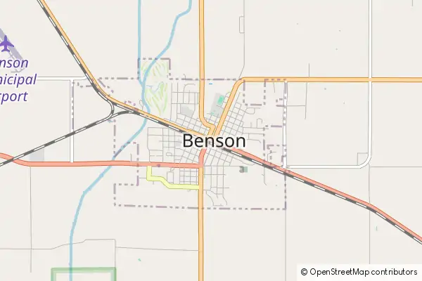 Mapa Benson