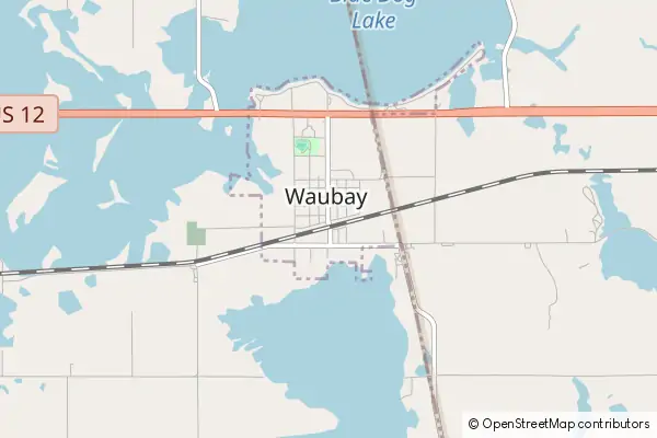 Mapa Waubay