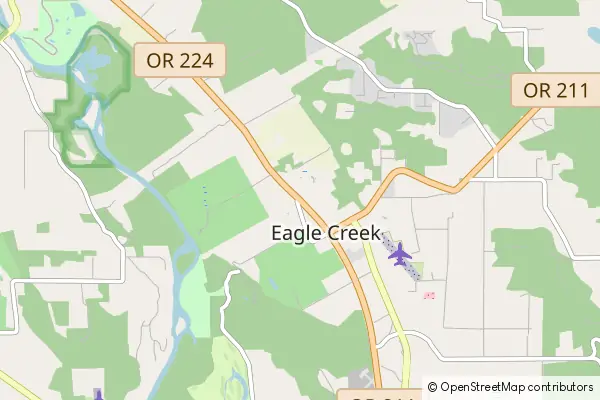 Mapa Eagle Creek