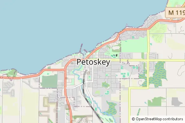 Mapa Petoskey