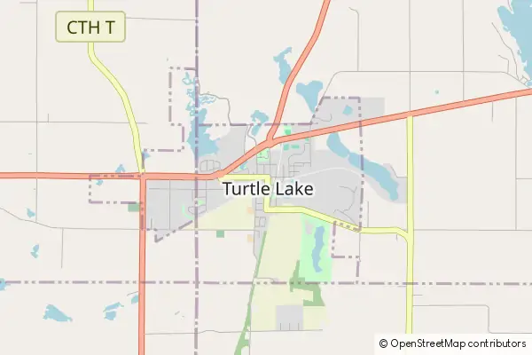 Mapa Turtle Lake