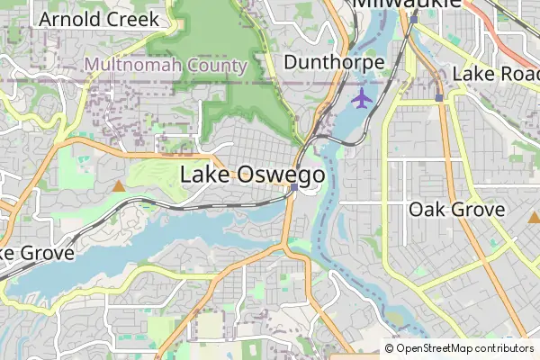 Mapa Lake Oswego