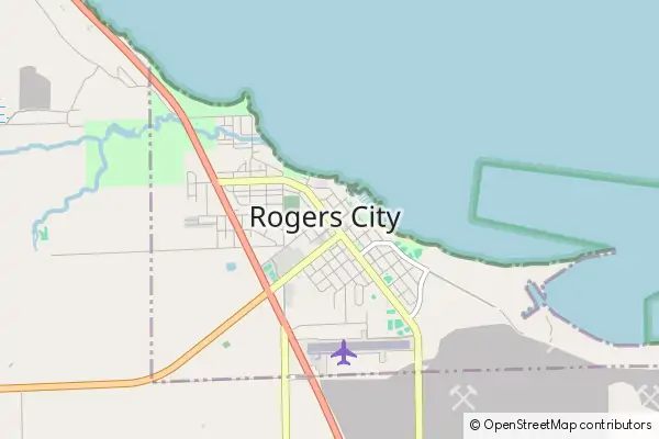 Mapa Rogers City