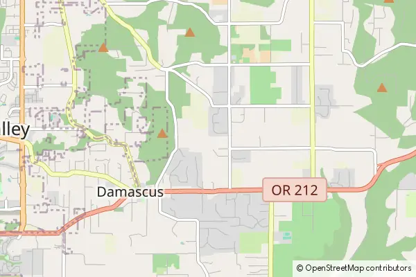 Mapa Damascus