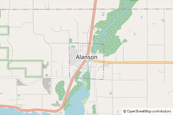 Mapa Alanson