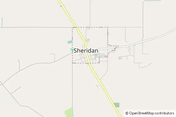 Mapa Sheridan