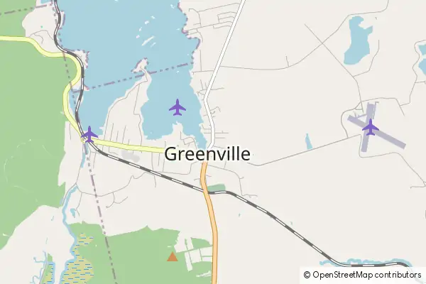 Mapa Greenville