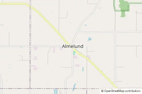 Mapa Almelund