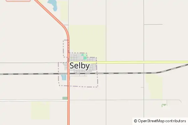 Mapa Selby