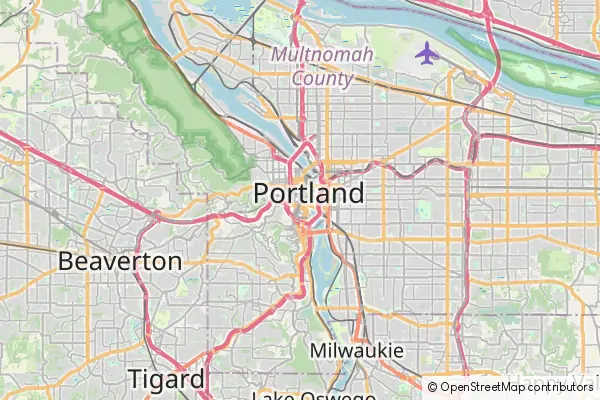 Mapa Portland