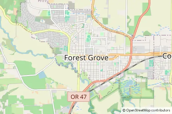 Mapa Forest Grove