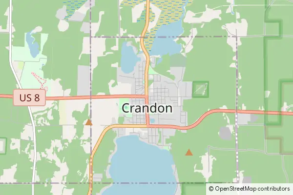 Mapa Crandon