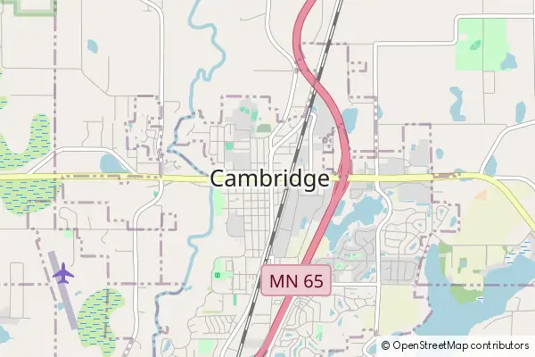 Mapa Cambridge