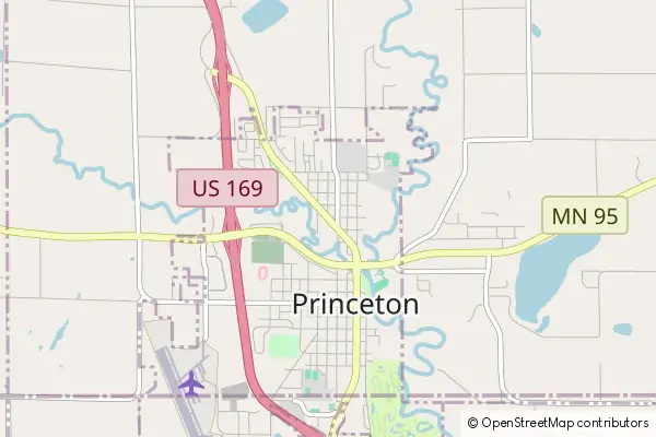 Mapa Princeton