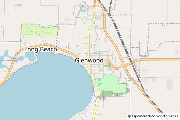 Mapa Glenwood