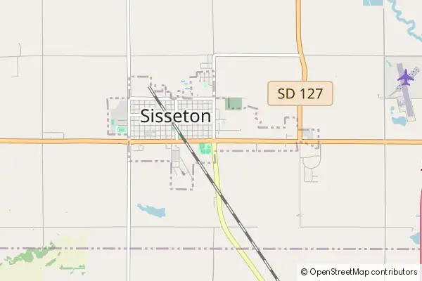 Mapa Sisseton