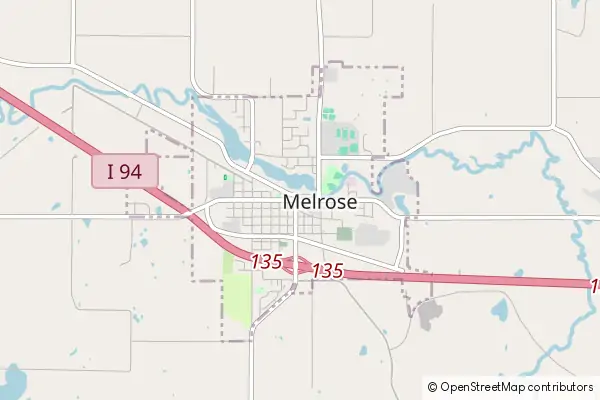 Mapa Melrose