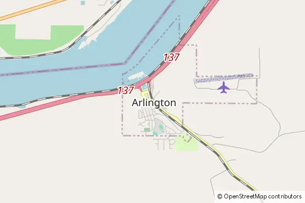 Mapa Arlington