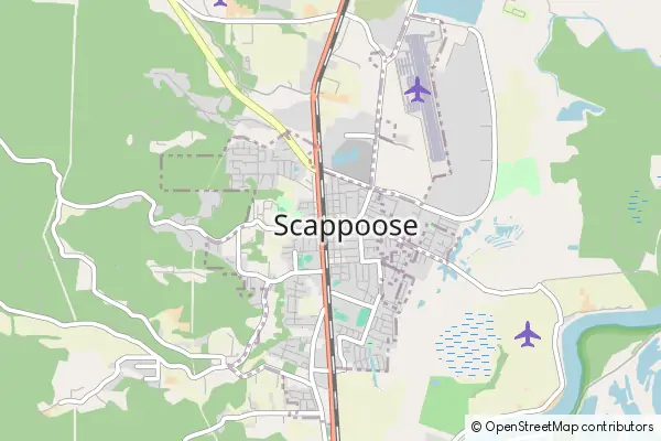 Mapa Scappoose