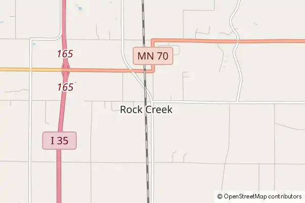 Mapa Rock Creek