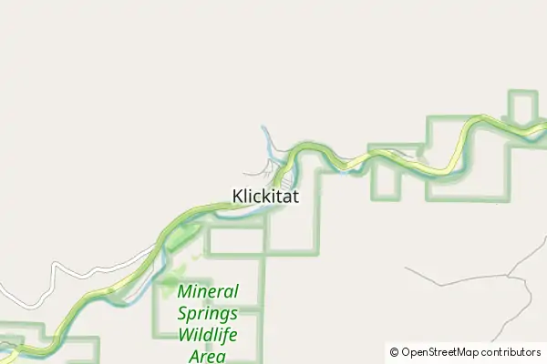 Mapa Klickitat