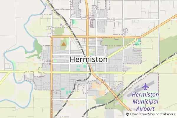 Mapa Hermiston