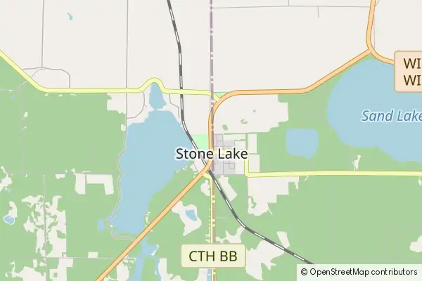 Mapa Stone Lake