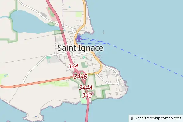 Mapa Saint Ignace