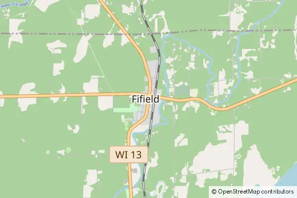 Mapa Fifield