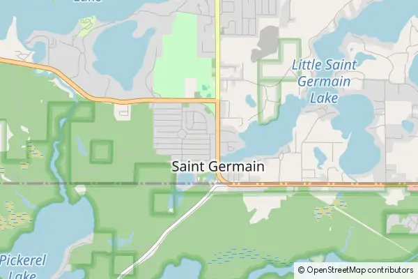 Mapa Saint Germain