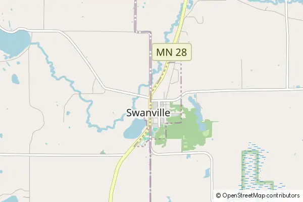 Mapa Swanville