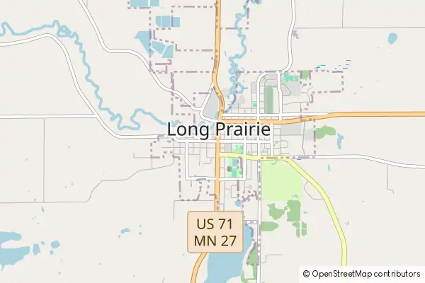 Mapa Long Prairie