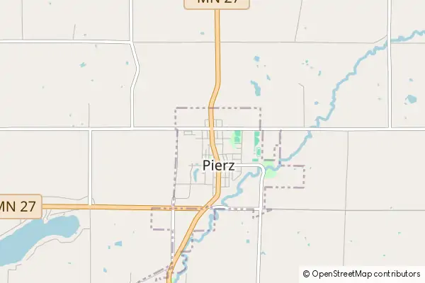 Mapa Pierz