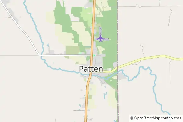 Mapa Patten