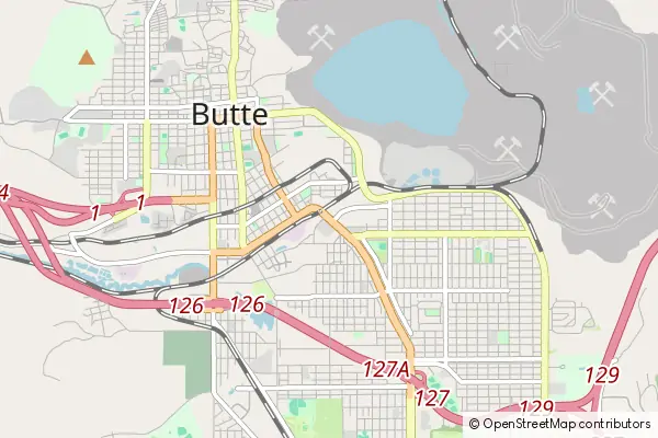 Mapa Butte