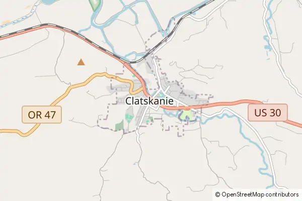 Mapa Clatskanie