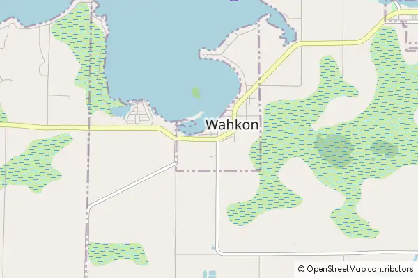 Mapa Wahkon