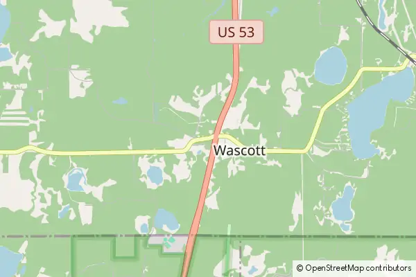 Mapa Wascott