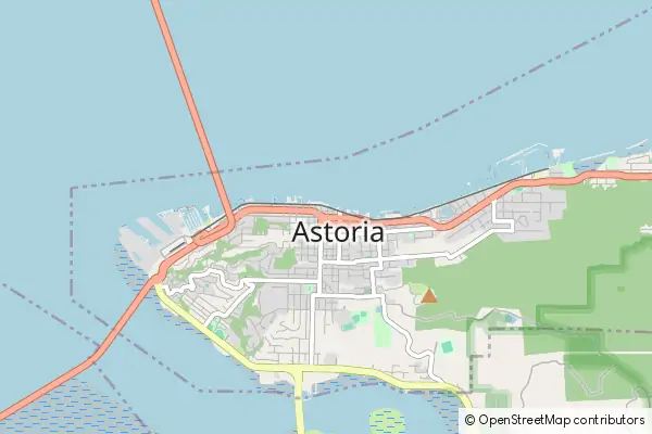 Mapa Astoria