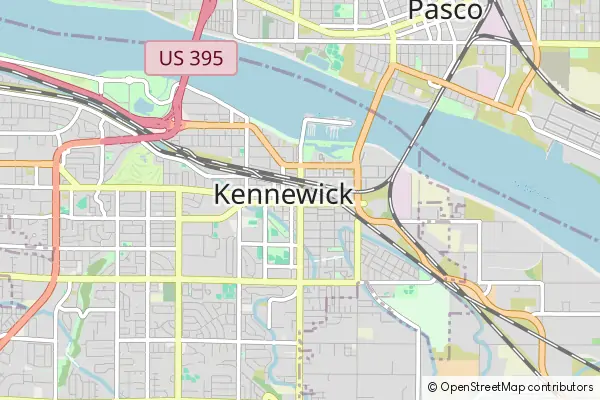 Mapa Kennewick