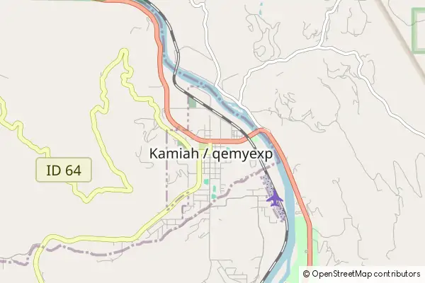 Mapa Kamiah