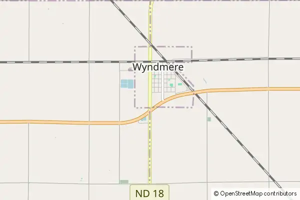 Mapa Wyndmere