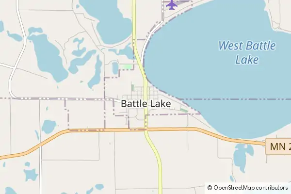 Mapa Battle Lake